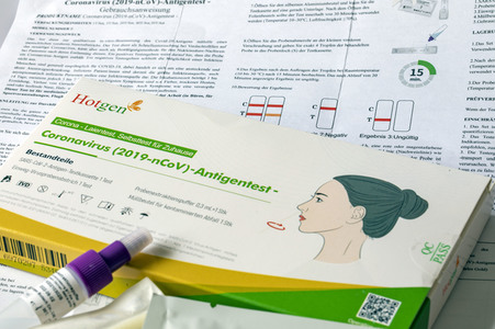 Symbolfoto Coronavirus 2019-nCoV Antigentest