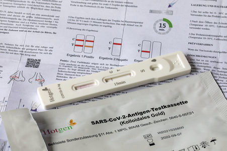 Symbolfoto Coronavirus 2019-nCoV Antigentest