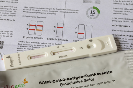 Symbolfoto Coronavirus 2019-nCoV Antigentest