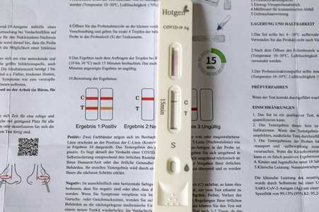Symbolfoto Coronavirus 2019-nCoV Antigentest