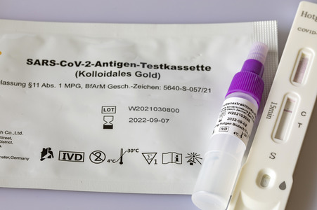 Symbolfoto Coronavirus 2019-nCoV Antigentest