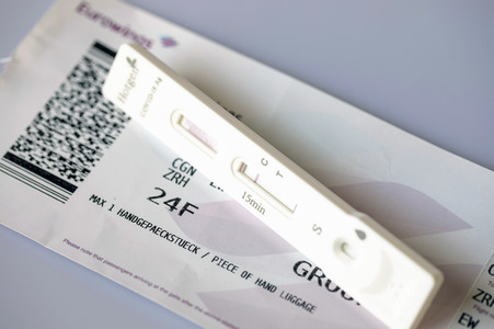 Symbolfoto Coronavirus 2019-nCoV Antigentest