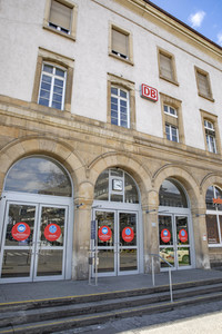 Der Hauptbahnhof in Reutlingen