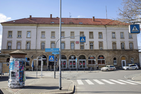 Der Hauptbahnhof in Reutlingen