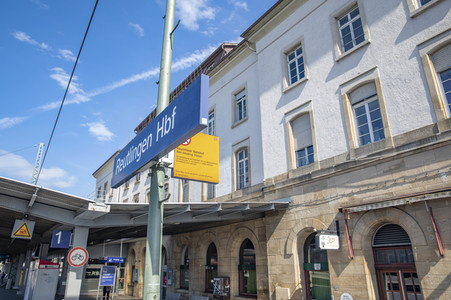Der Hauptbahnhof in Reutlingen