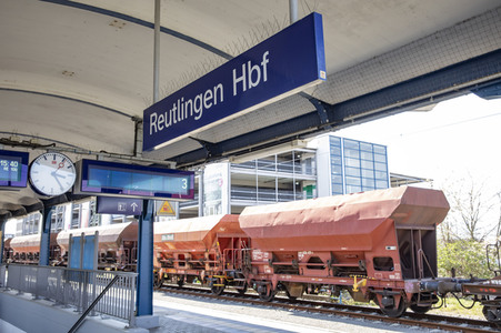 Der Hauptbahnhof in Reutlingen