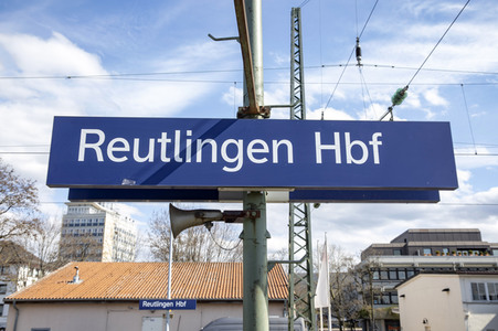 Der Hauptbahnhof in Reutlingen