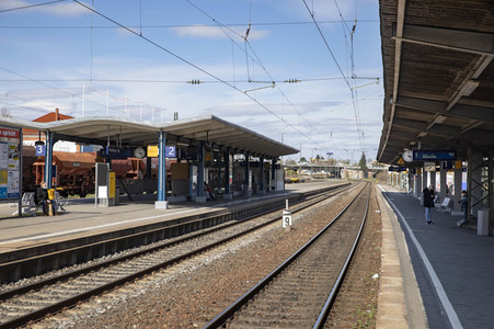 Der Hauptbahnhof in Reutlingen