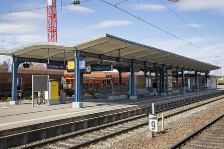 Der Hauptbahnhof in Reutlingen