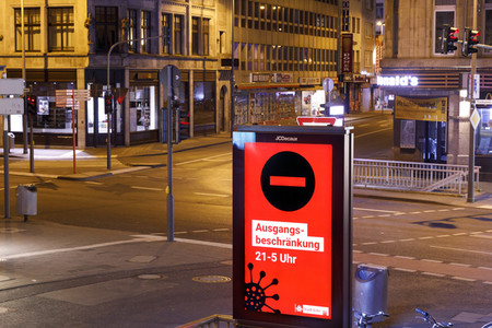 Symbolfoto Nächtliche Ausgangssperre