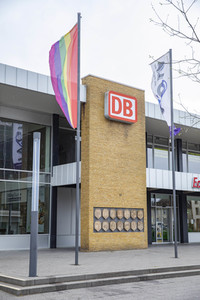 Der Hauptbahnhof in Landau