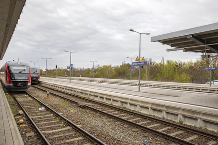 Der Hauptbahnhof in Landau