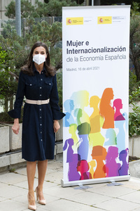 Letizia von Spanien im Ministerium für Industrie und Wirtschaft in Madrid