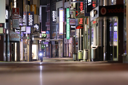 Symbolfoto Nächtliche Ausgangssperre