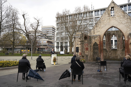 Gedenkveranstaltung für die Opfer der Corona-Pandemie in Hannover
