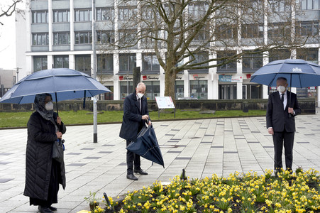 Gedenkveranstaltung für die Opfer der Corona-Pandemie in Hannover