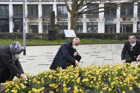 Gedenkveranstaltung für die Opfer der Corona-Pandemie in Hannover