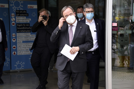 Pressestatement von Armin Laschet in Berlin