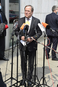 Pressestatement von Armin Laschet in Berlin