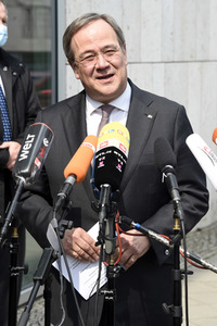 Pressestatement von Armin Laschet in Berlin