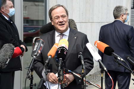 Pressestatement von Armin Laschet in Berlin