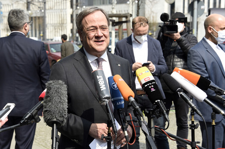 Pressestatement von Armin Laschet in Berlin