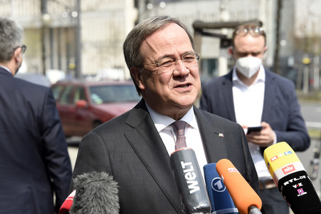 Pressestatement von Armin Laschet in Berlin