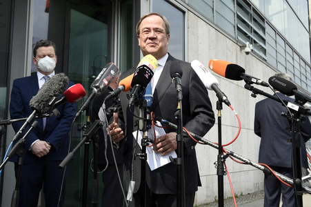 Pressestatement von Armin Laschet in Berlin