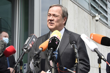 Pressestatement von Armin Laschet in Berlin