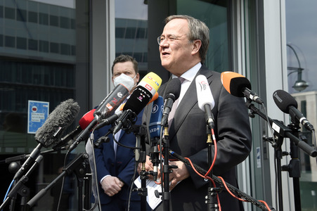 Pressestatement von Armin Laschet in Berlin