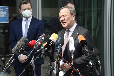 Pressestatement von Armin Laschet in Berlin