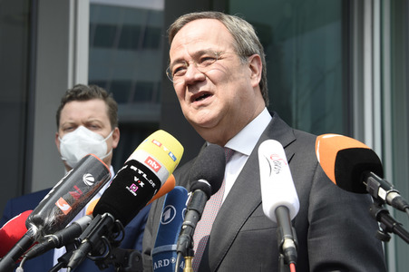 Pressestatement von Armin Laschet in Berlin