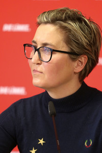 Pressekonferenz mit Susanne Hennig-Wellsow in Berlin