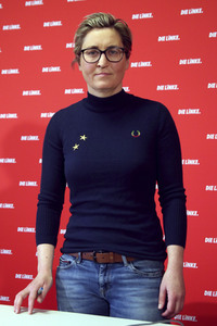 Pressekonferenz mit Susanne Hennig-Wellsow in Berlin