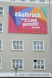 Pressekonferenz mit Susanne Hennig-Wellsow in Berlin