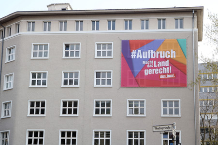 Pressekonferenz mit Susanne Hennig-Wellsow in Berlin
