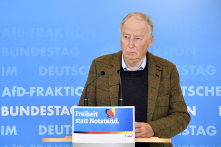 Pressestatement der AfD in Berlin