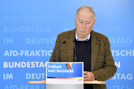 Pressestatement der AfD in Berlin