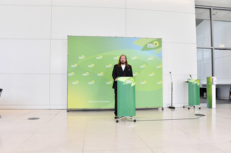 Pressestatement von Bündnis 90/Die Grünen in Berlin