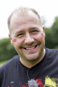 Dreharbeiten mit Willi Herren in Köln