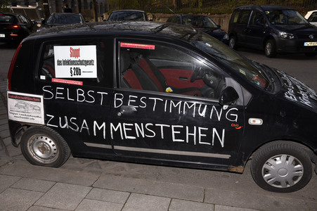 Demonstration gegen die bundesweite Verschärfung des Infektionsschutzgesetzes in München