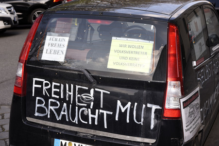Demonstration gegen die bundesweite Verschärfung des Infektionsschutzgesetzes in München