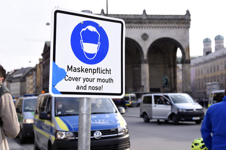 Demonstration gegen die bundesweite Verschärfung des Infektionsschutzgesetzes in München