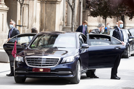 Die spanischen Royals besuchen das Instituto Cervantes in Alcalá de Henares