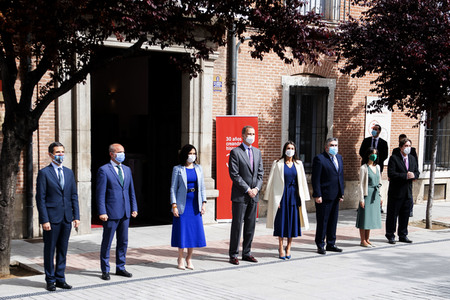 Die spanischen Royals besuchen das Instituto Cervantes in Alcalá de Henares