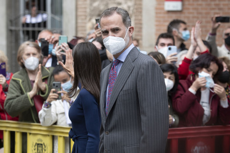 Die spanischen Royals besuchen das Instituto Cervantes in Alcalá de Henares