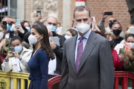 Die spanischen Royals besuchen das Instituto Cervantes in Alcalá de Henares