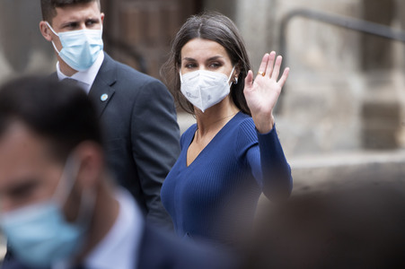 Die spanischen Royals besuchen das Instituto Cervantes in Alcalá de Henares