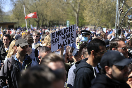 Corona-Demo in London
