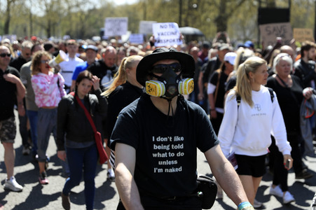Corona-Demo in London